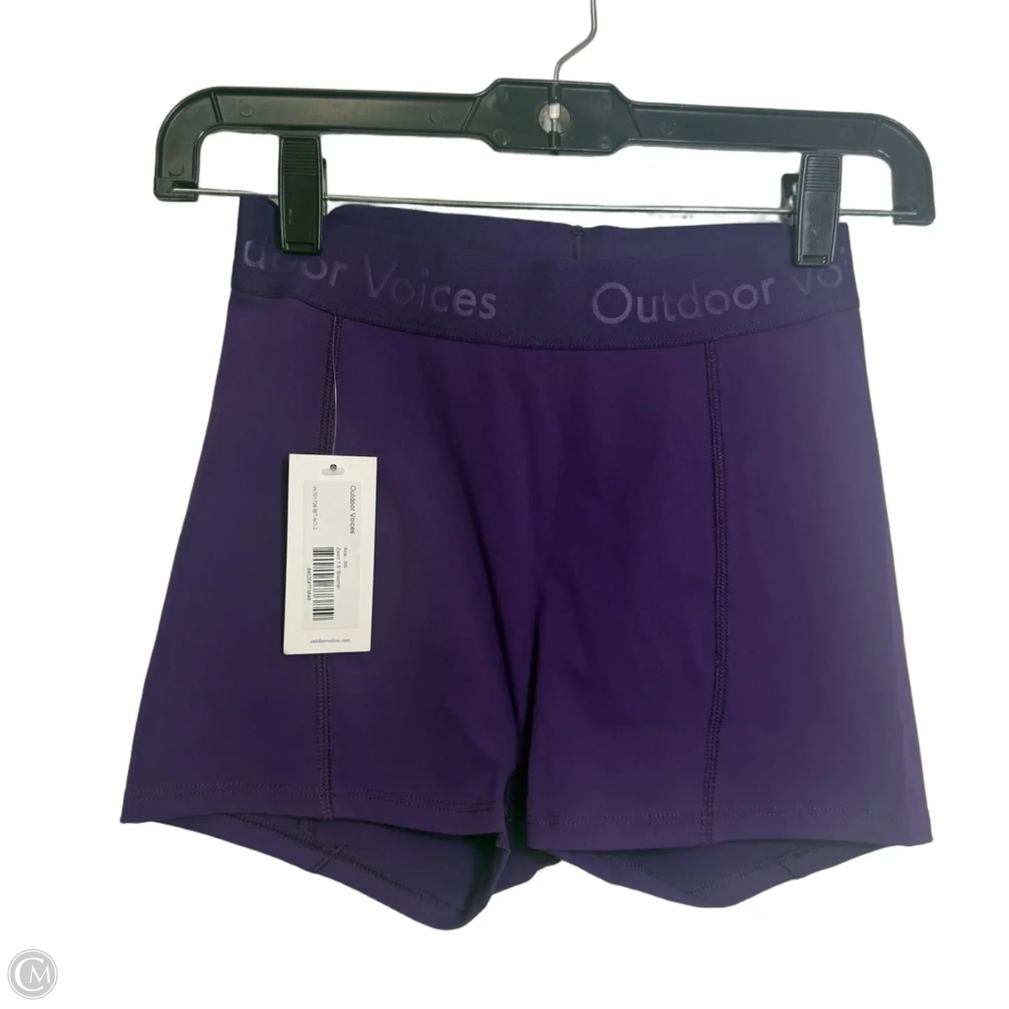 Athletic Shorts By Outdoor Voices In Purple, Size: Xs