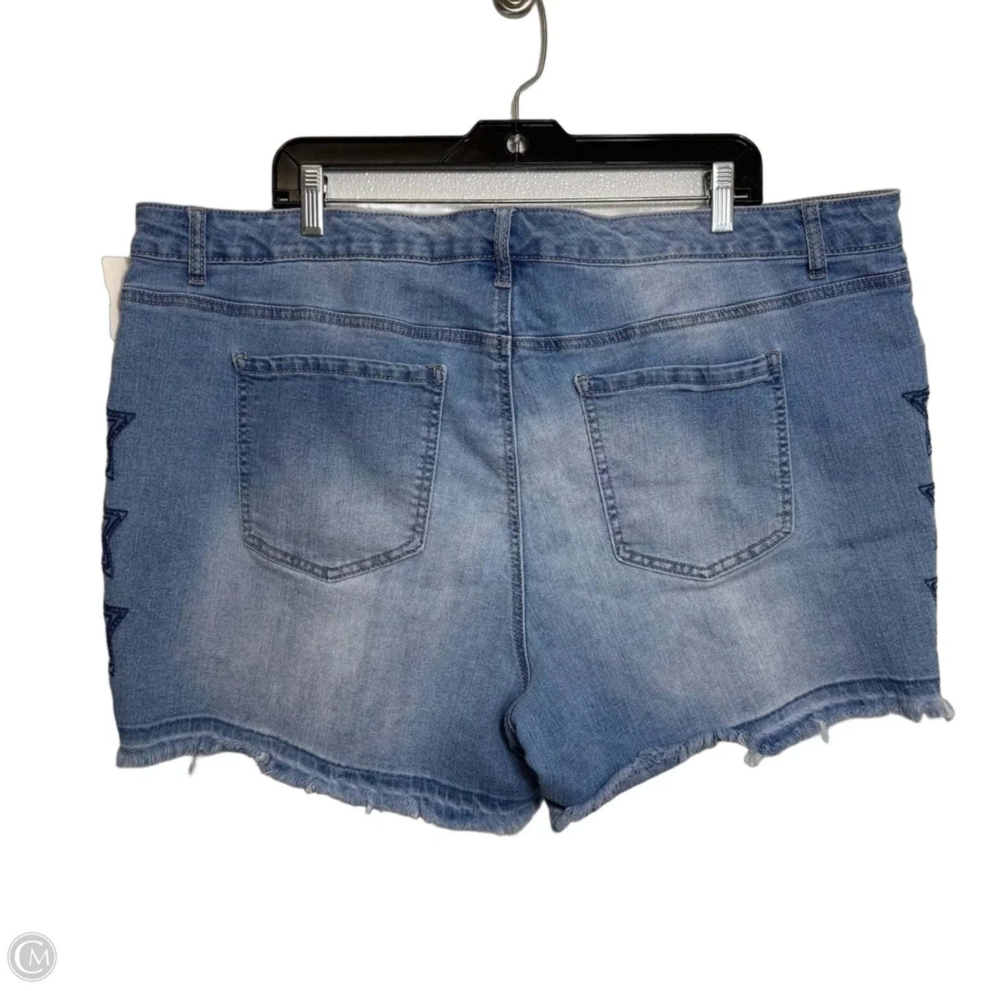 Shorts By Terra & Sky In Blue Denim, Size: 22