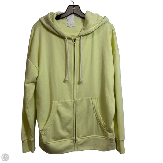 Sweatshirt Hoodie By Lou And Grey In Yellow, Size: S