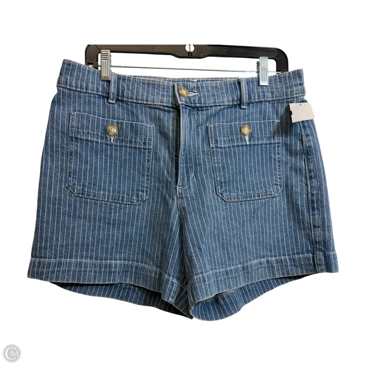 Shorts By Loft In Blue Denim, Size: 8