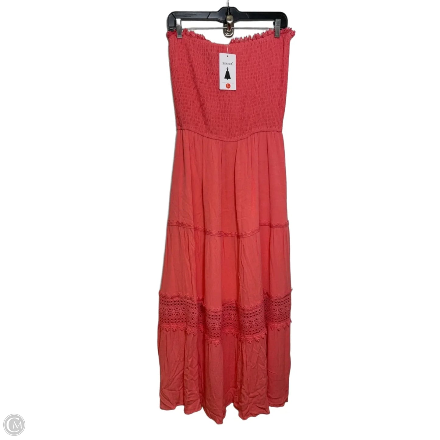 Dress Casual Maxi By Zesica In Pink, Size: L