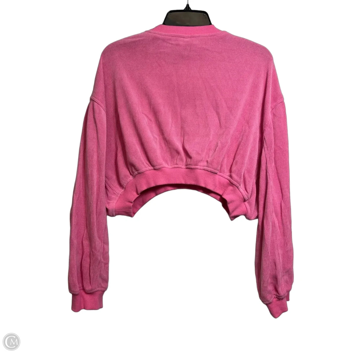 Top Long Sleeve By Glam In Pink, Size: L