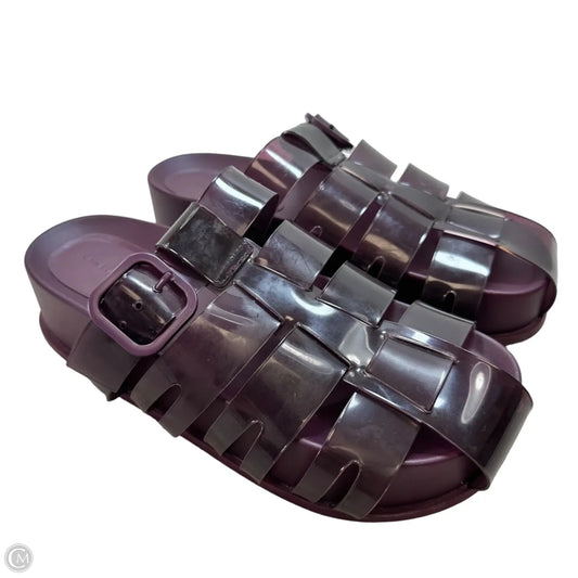 Sandals Flats By charles & keith In Purple, Size: 7
