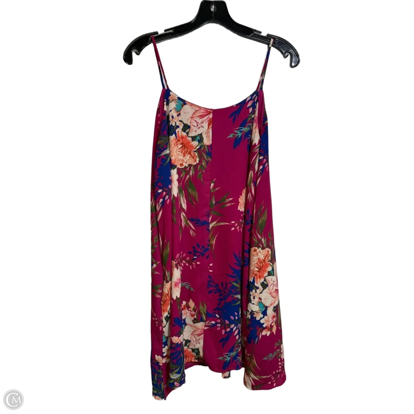 Dress Casual Short By Pink Lily In Floral Print, Size: M