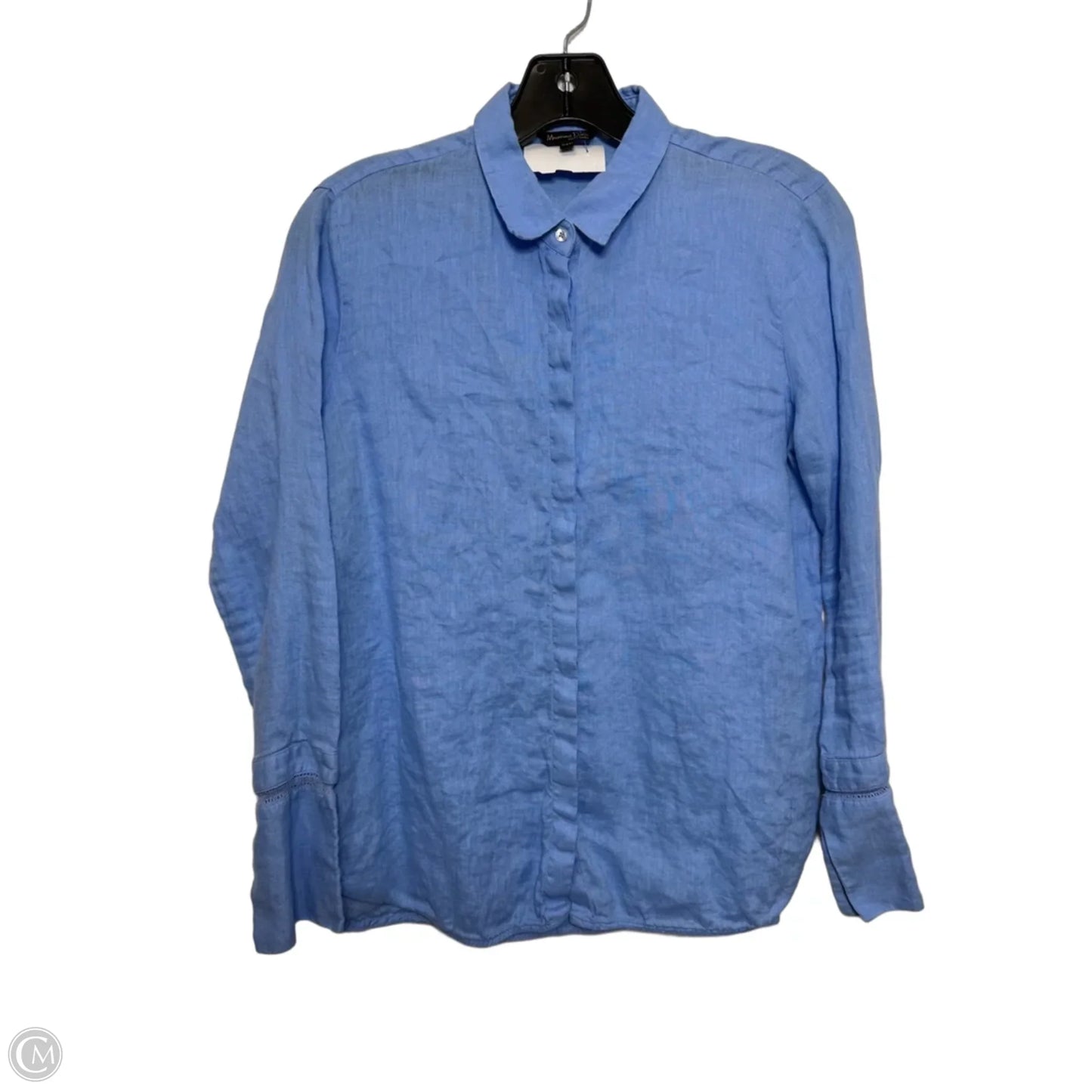 Top Long Sleeve By mossimo dutti In Blue, Size: 6