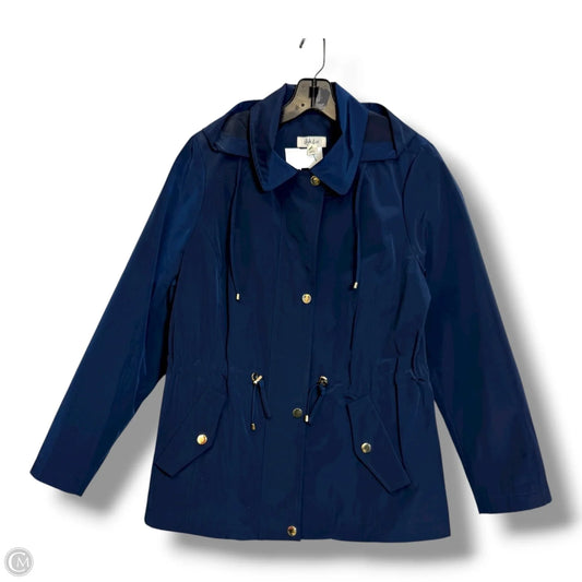 Coat Raincoat By Style And Company In Navy, Size: M