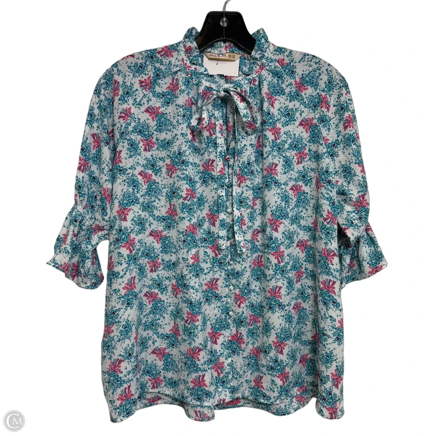 Top Long Sleeve By Clothes Mentor In Floral Print, Size: S