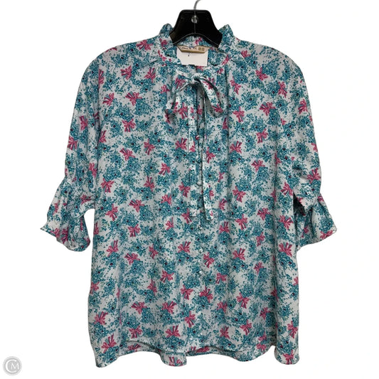 Top Long Sleeve By Clothes Mentor In Floral Print, Size: S