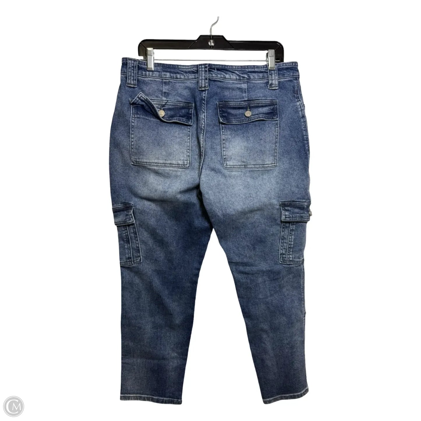 Jeans Straight By Kancan In Blue Denim, Size: 12