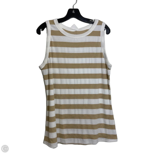 Top Sleeveless By Lane Bryant In Striped Pattern, Size: Xl