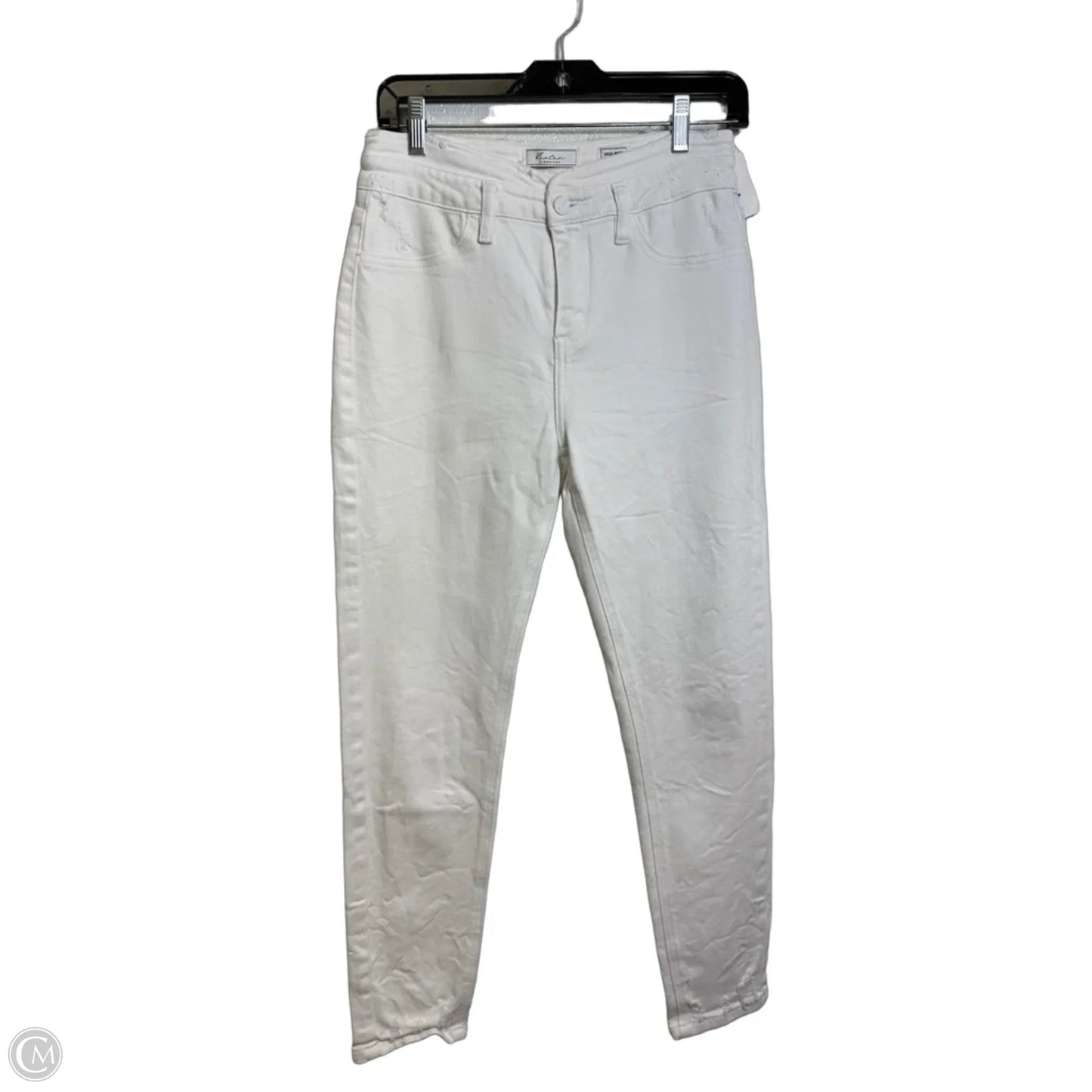Jeans Skinny By Kancan In White Denim, Size: 6