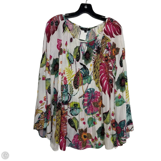 Top Long Sleeve By Charlie B In Multi-colored, Size: Xl