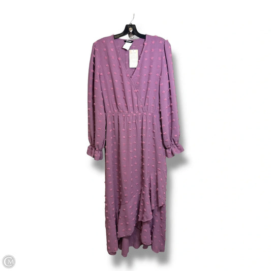 Dress Casual Maxi By Btfbm In Purple, Size: L