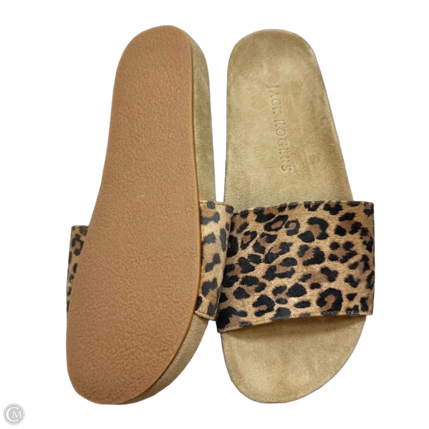 Sandals Flats By Jack Rogers In Animal Print, Size: 8