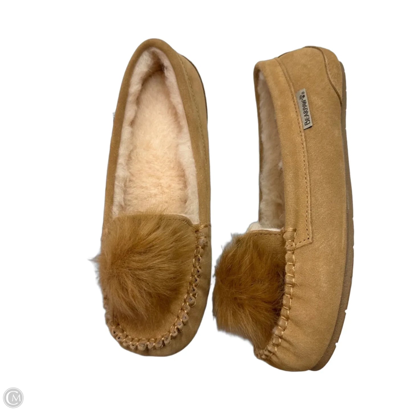 Shoes Flats By Bearpaw In Beige, Size: 7
