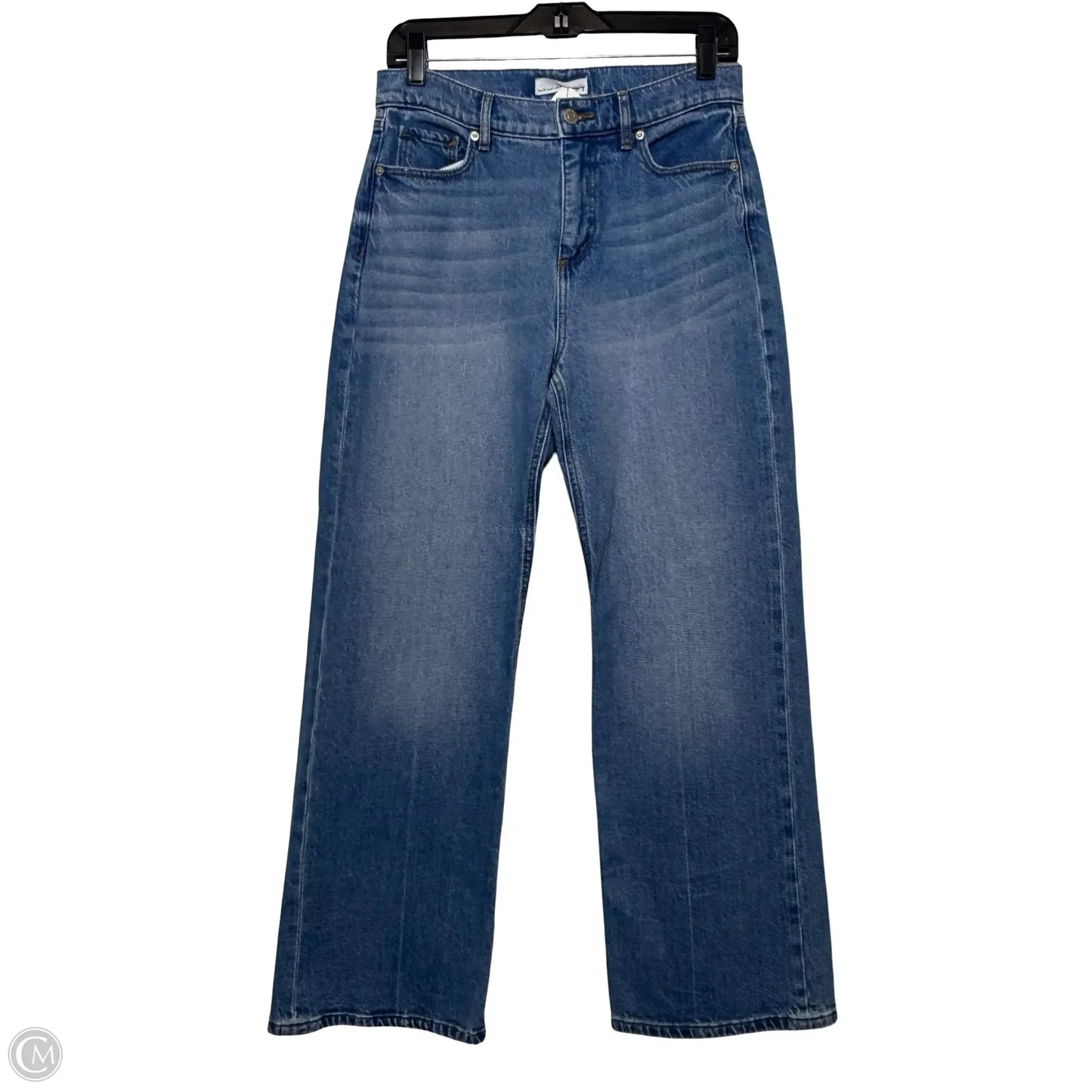 Jeans wide leg By Loft In Blue Denim, Size: 4