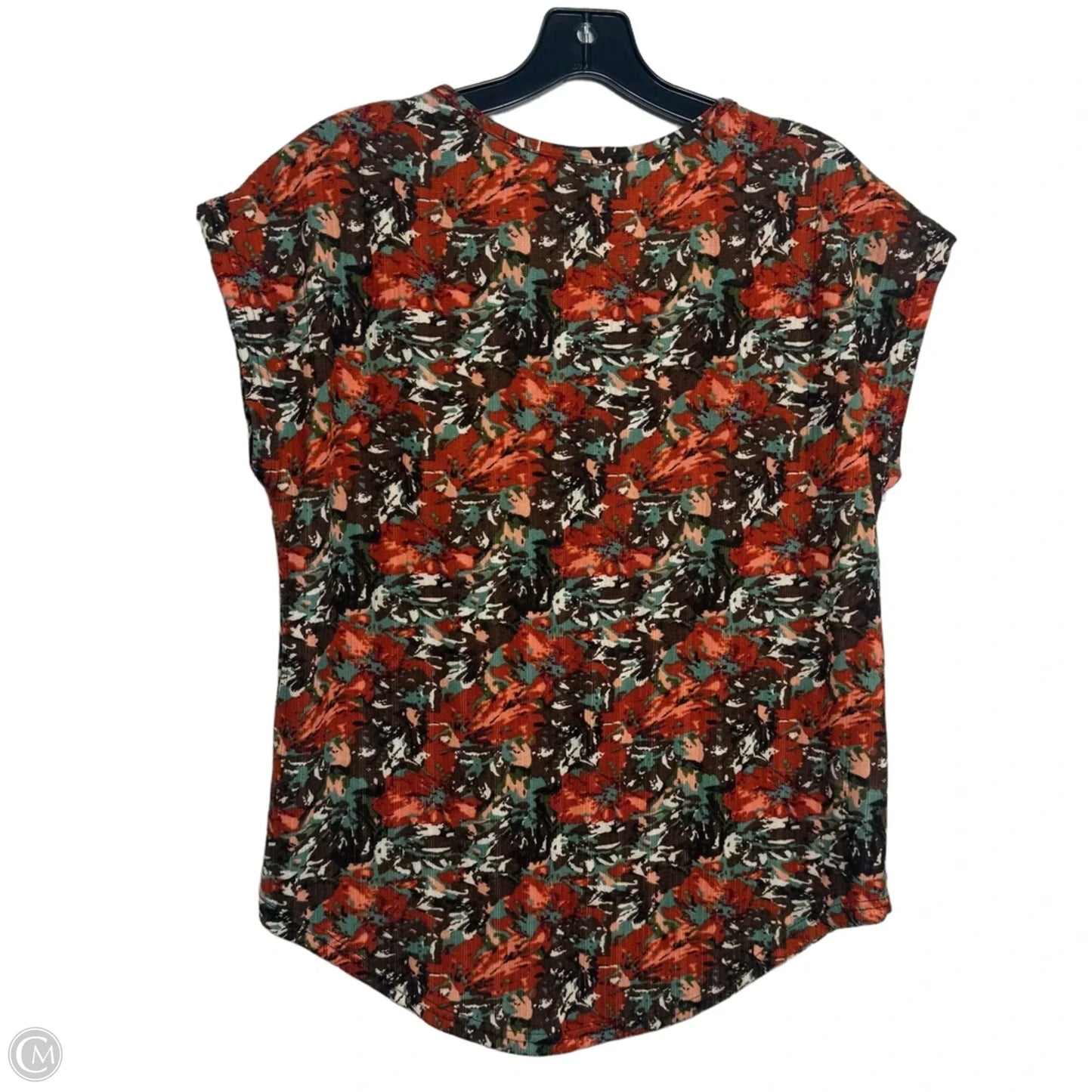 Top Short Sleeve By Clothes Mentor In Orange, Size: L