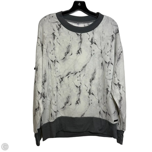 Sweatshirt Crewneck By Nine West In White, Size: L
