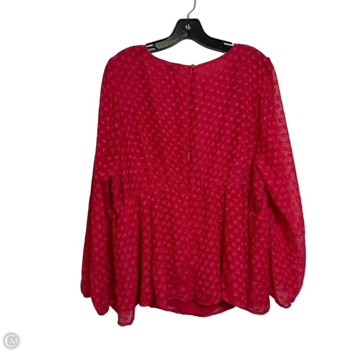 Top Long Sleeve By Torrid In Red, Size: 3x
