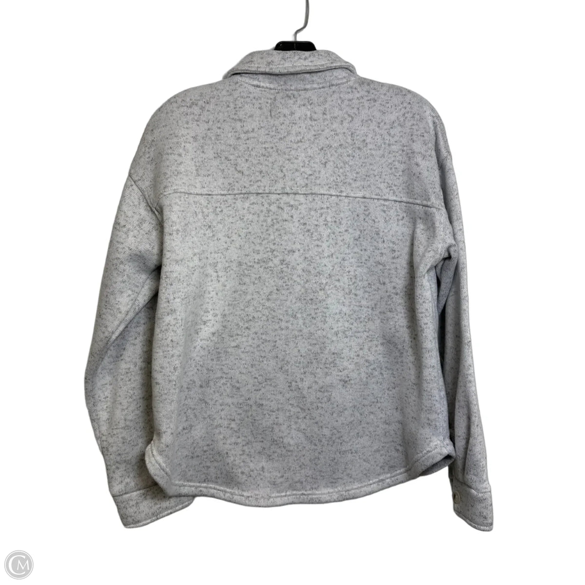 Top Long Sleeve By Thread And Supply In Grey, Size: M