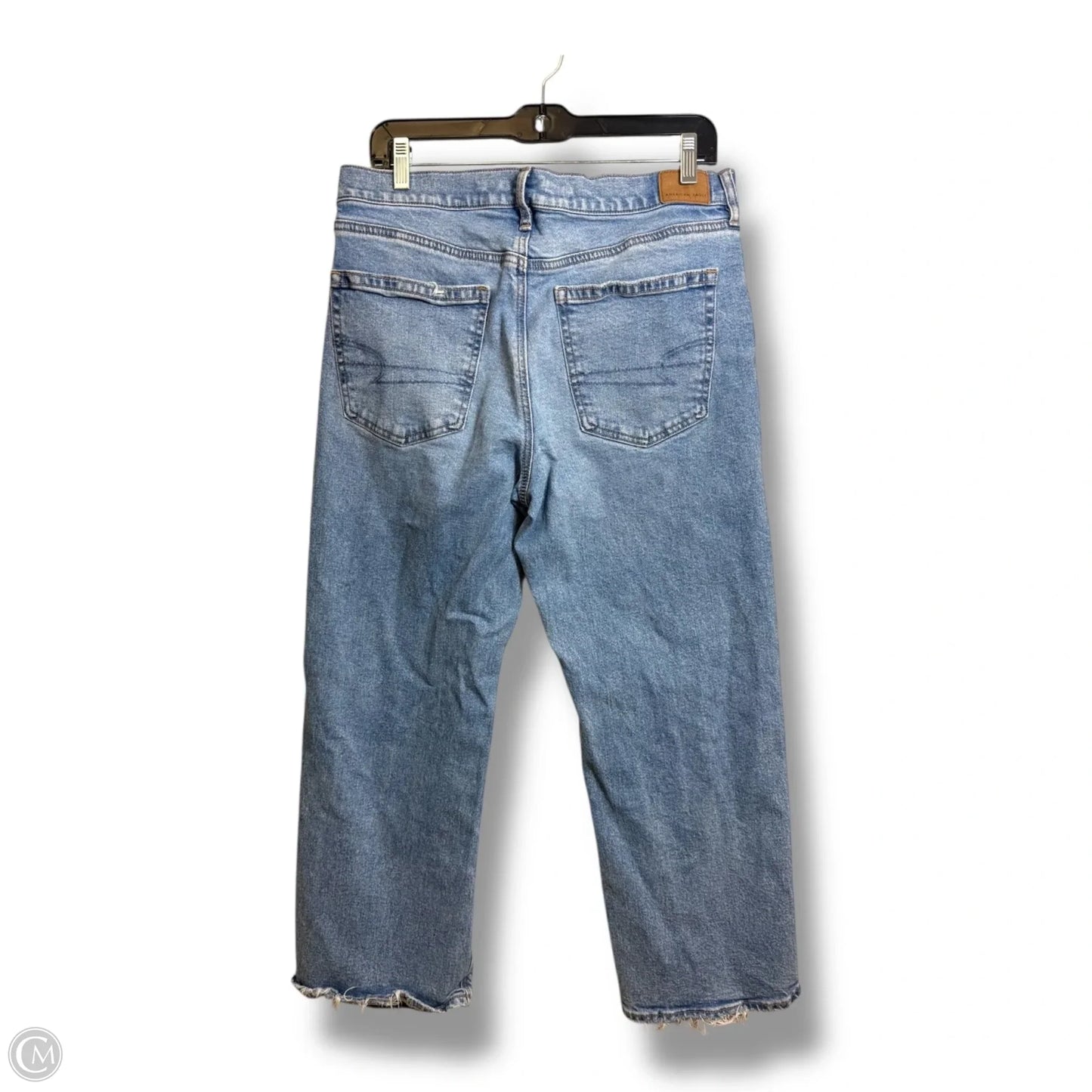 Jeans stovepipe By American Eagle In Blue Denim, Size: 8