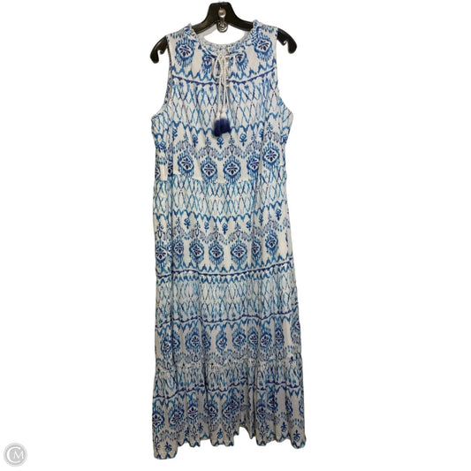 Dress Casual Maxi By Tommy Bahama In Blue, Size: L