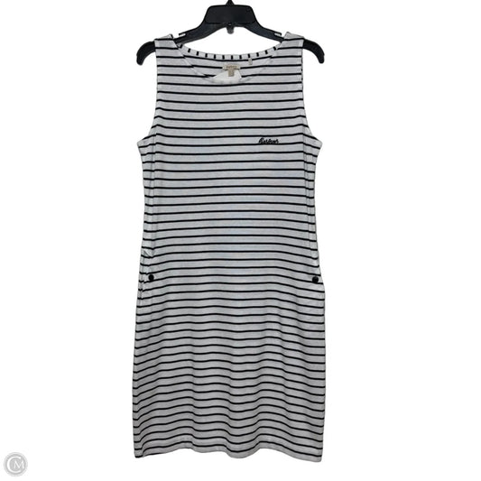 Dress Casual Short By Barbour In Striped Pattern, Size: 10