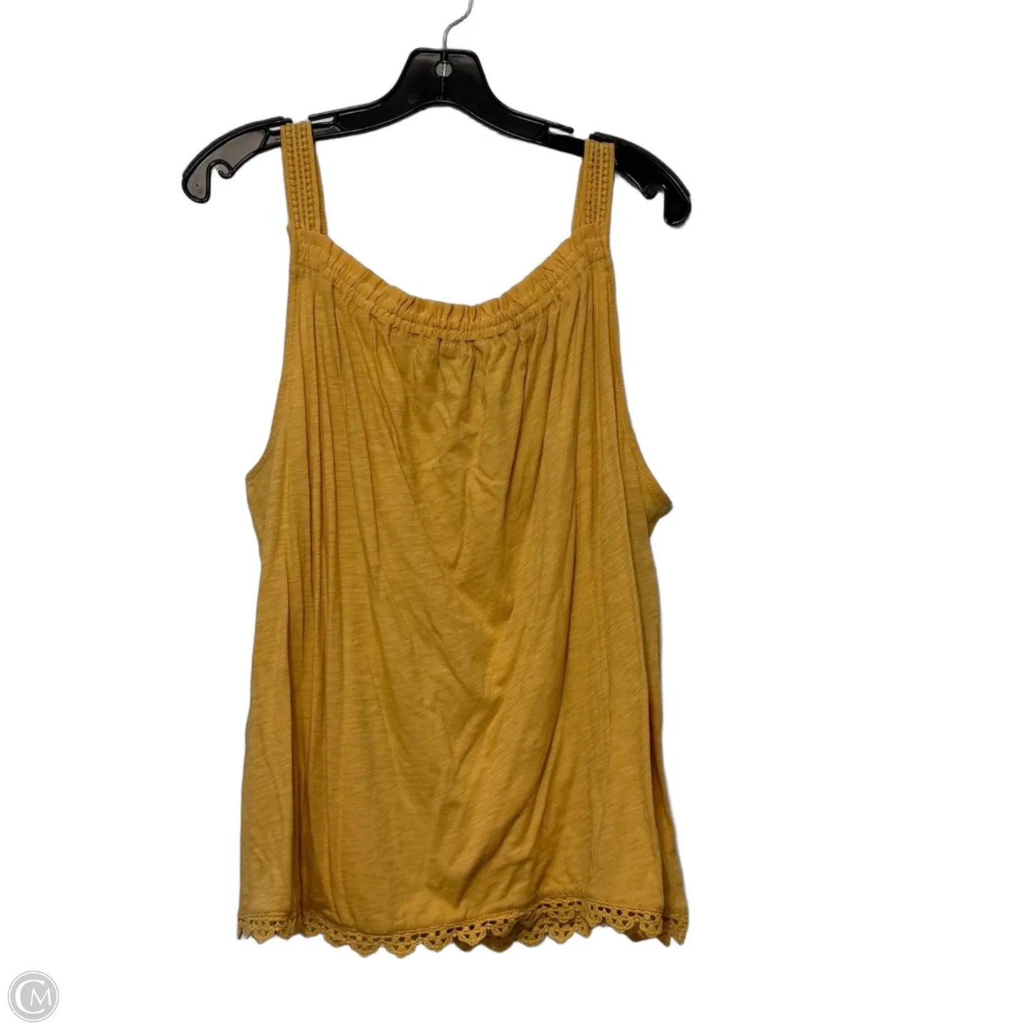 Top Sleeveless By Democracy In Yellow, Size: Xl