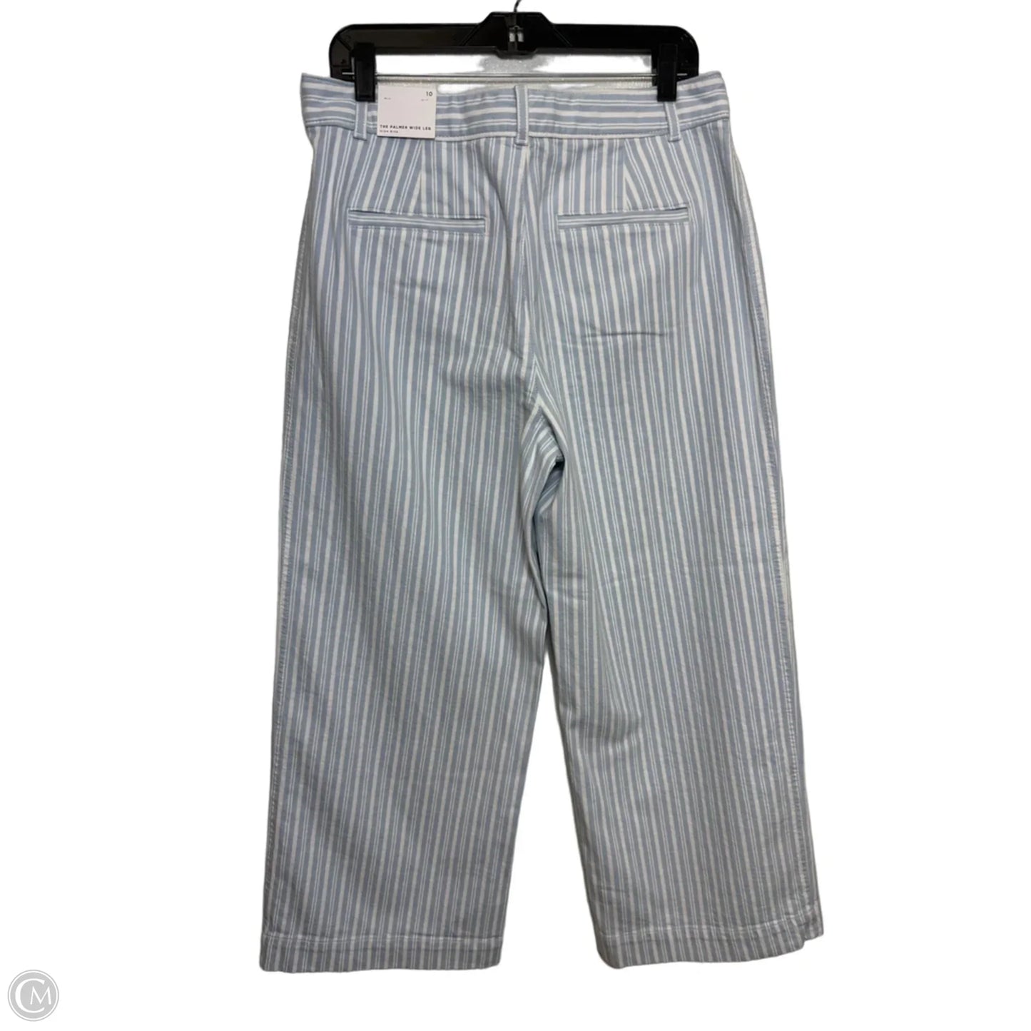 Palmer wide leg Pants By Loft In Striped Pattern, Size: 10