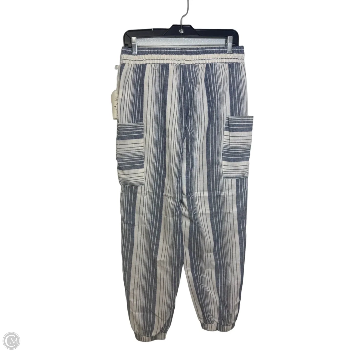Pants Linen By Indigo Rein In Striped Pattern, Size: M