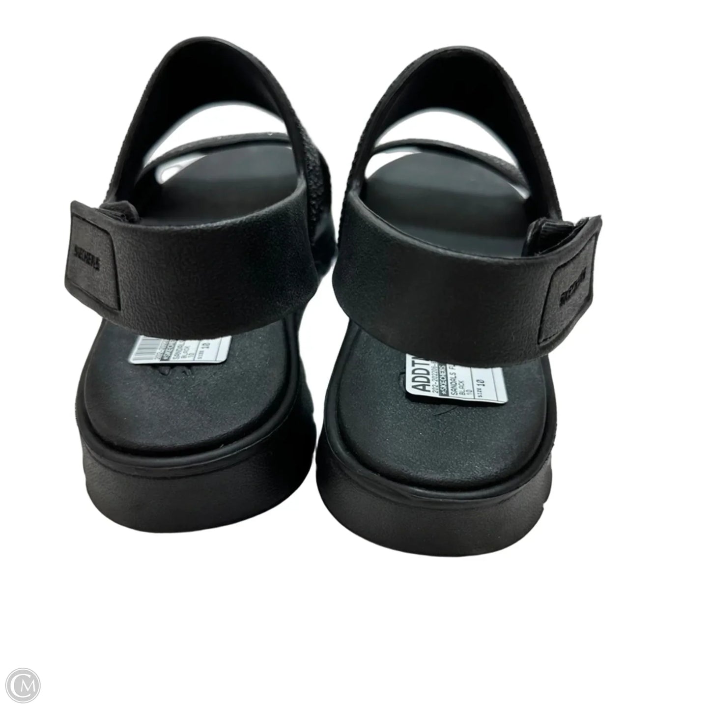 Sandals Flats By Skechers In Black, Size: 10