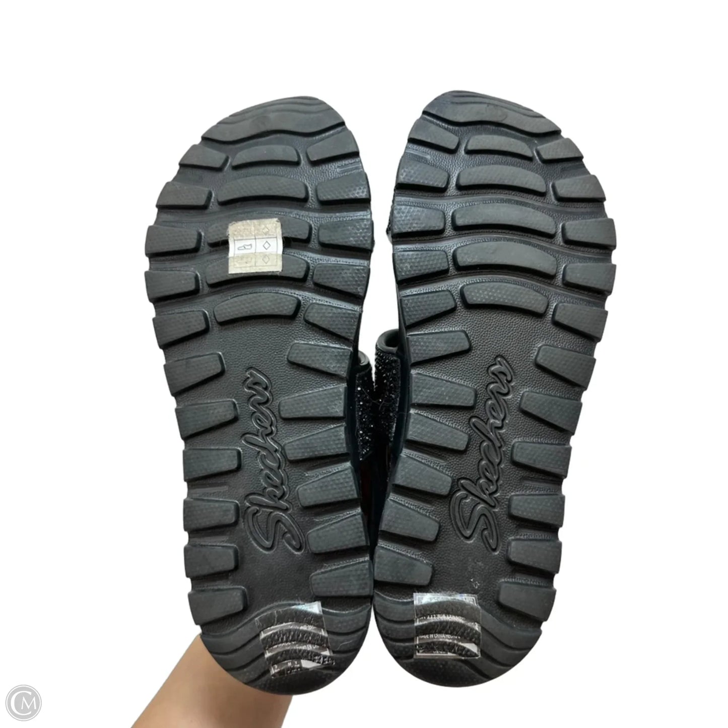 Sandals Flats By Skechers In Black, Size: 10