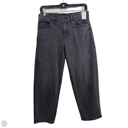 Jeans Straight By American Eagle In Black, Size: 2