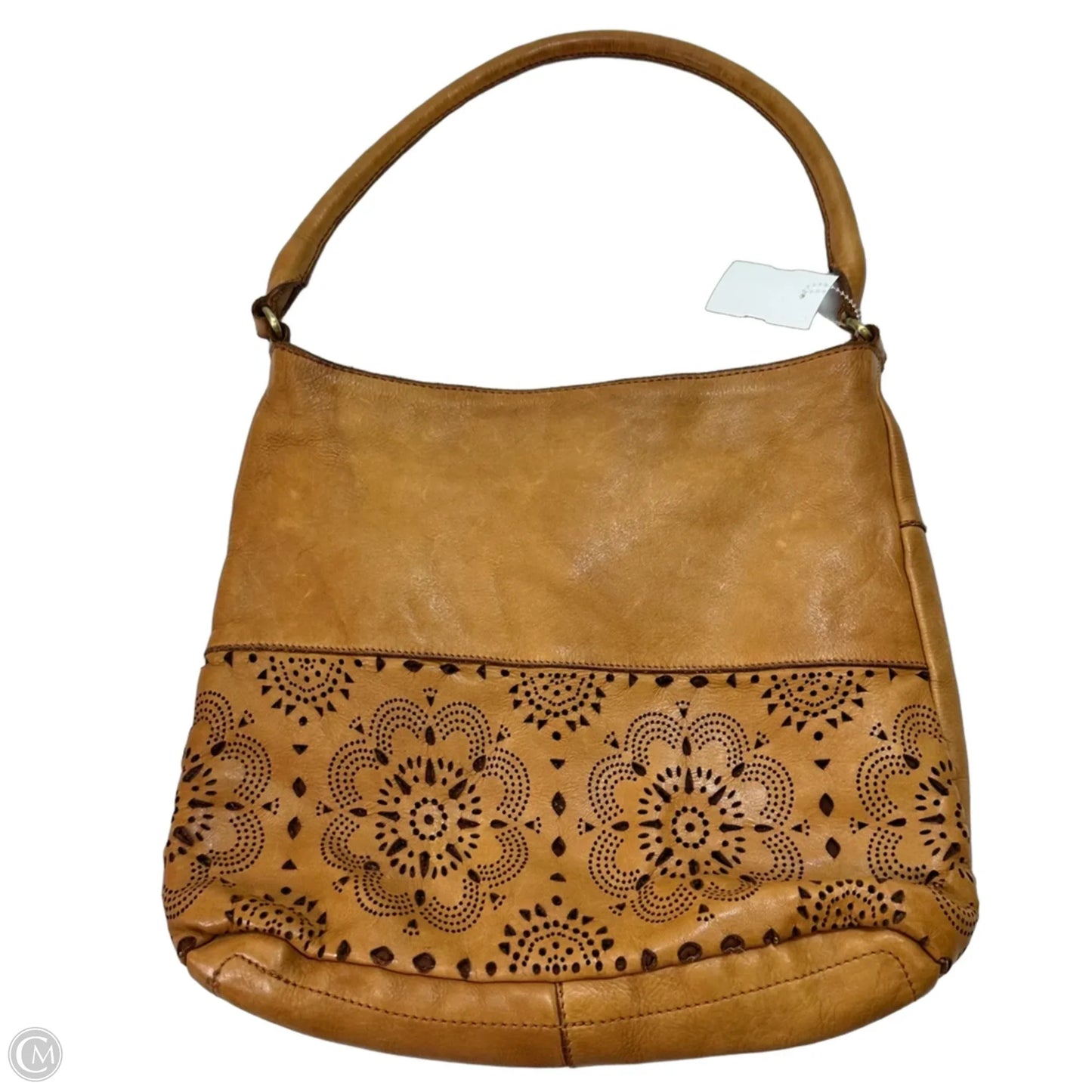 Leather Handbag By Marta Ponti, Size: Medium