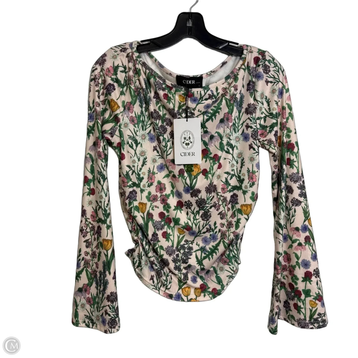 LS top By Cider In Floral Print, Size: L