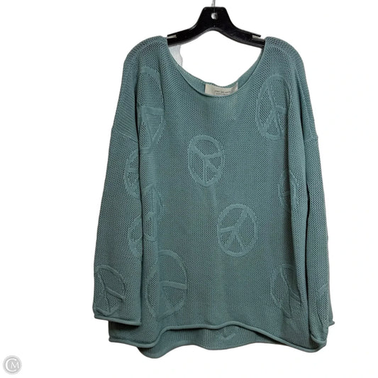 Sweater By Peace Love World In Blue, Size: Xl