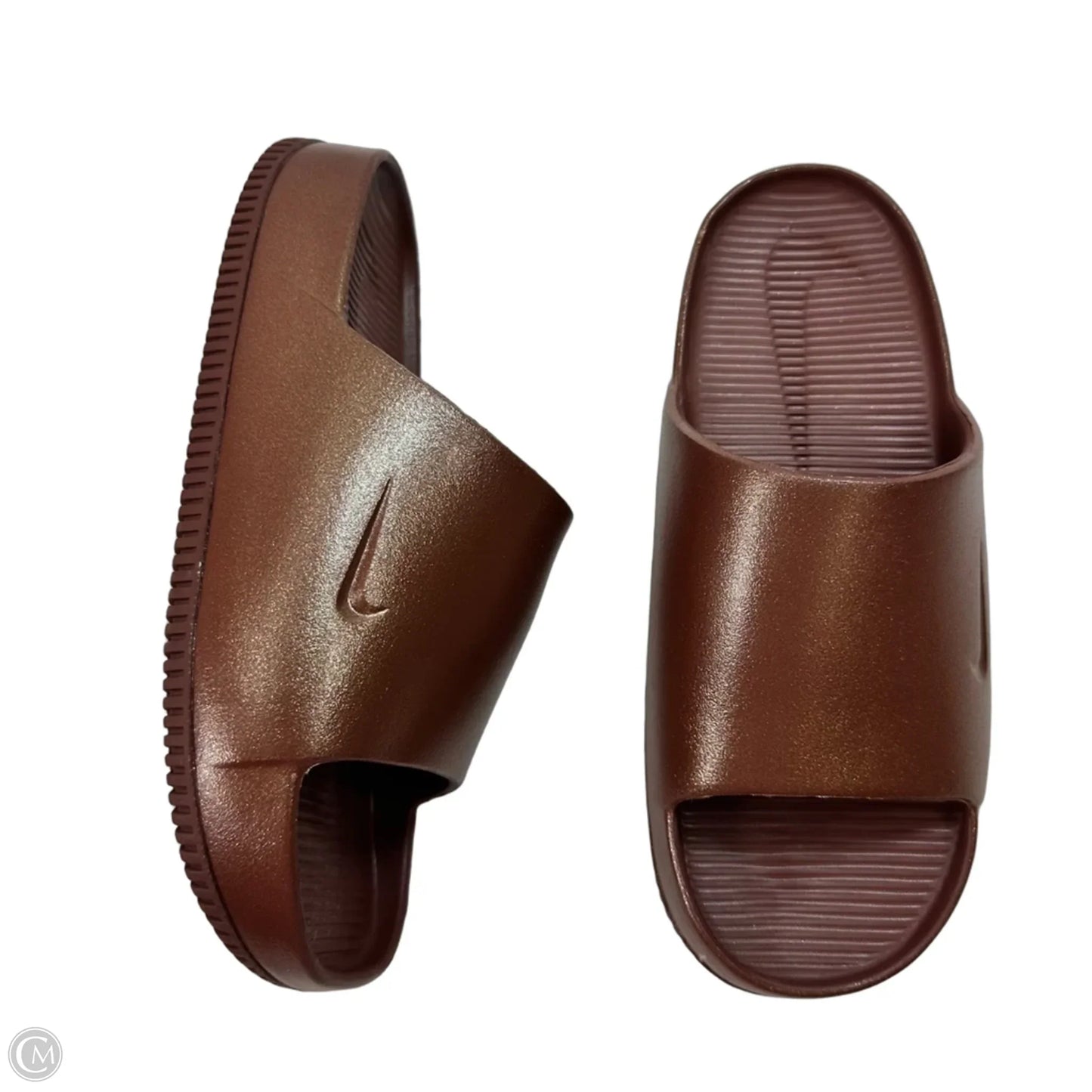 Sandals Flats By Nike In Copper, Size: 9