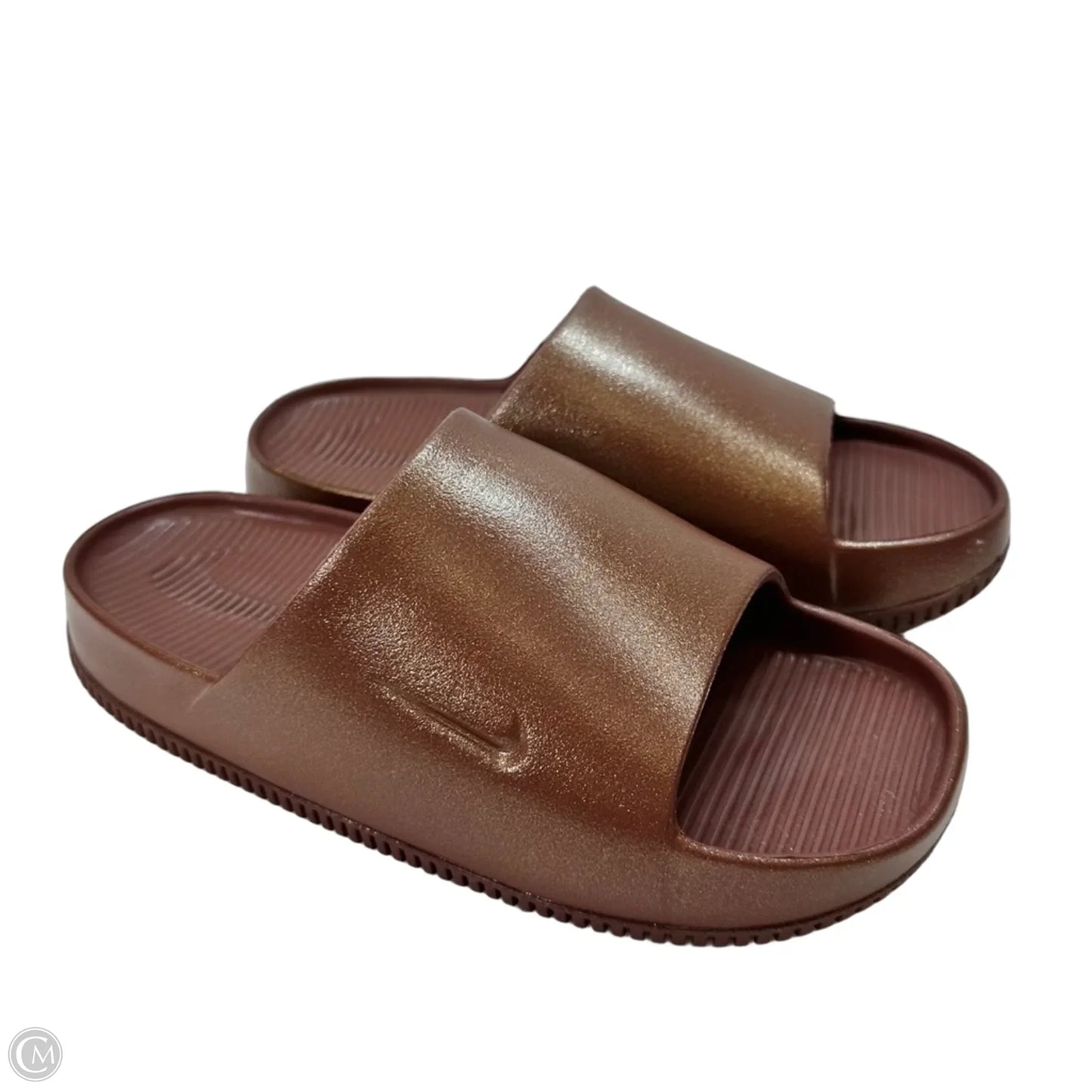 Sandals Flats By Nike In Copper, Size: 9