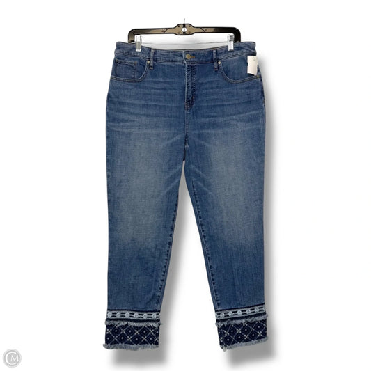 Jeans Boot Cut By Chicos In Blue Denim, Size: 12