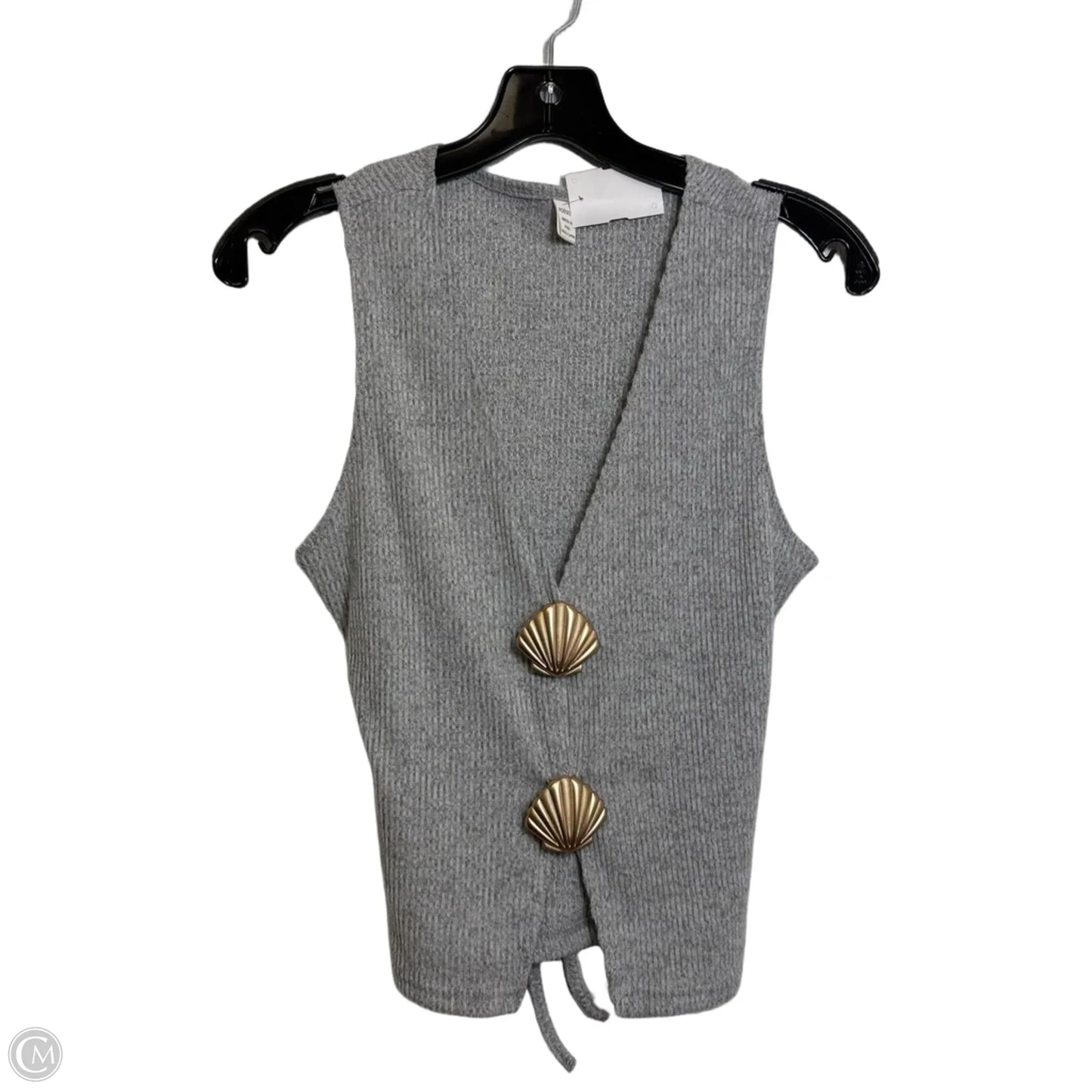 Tank Top By Clothes Mentor In Grey, Size: M