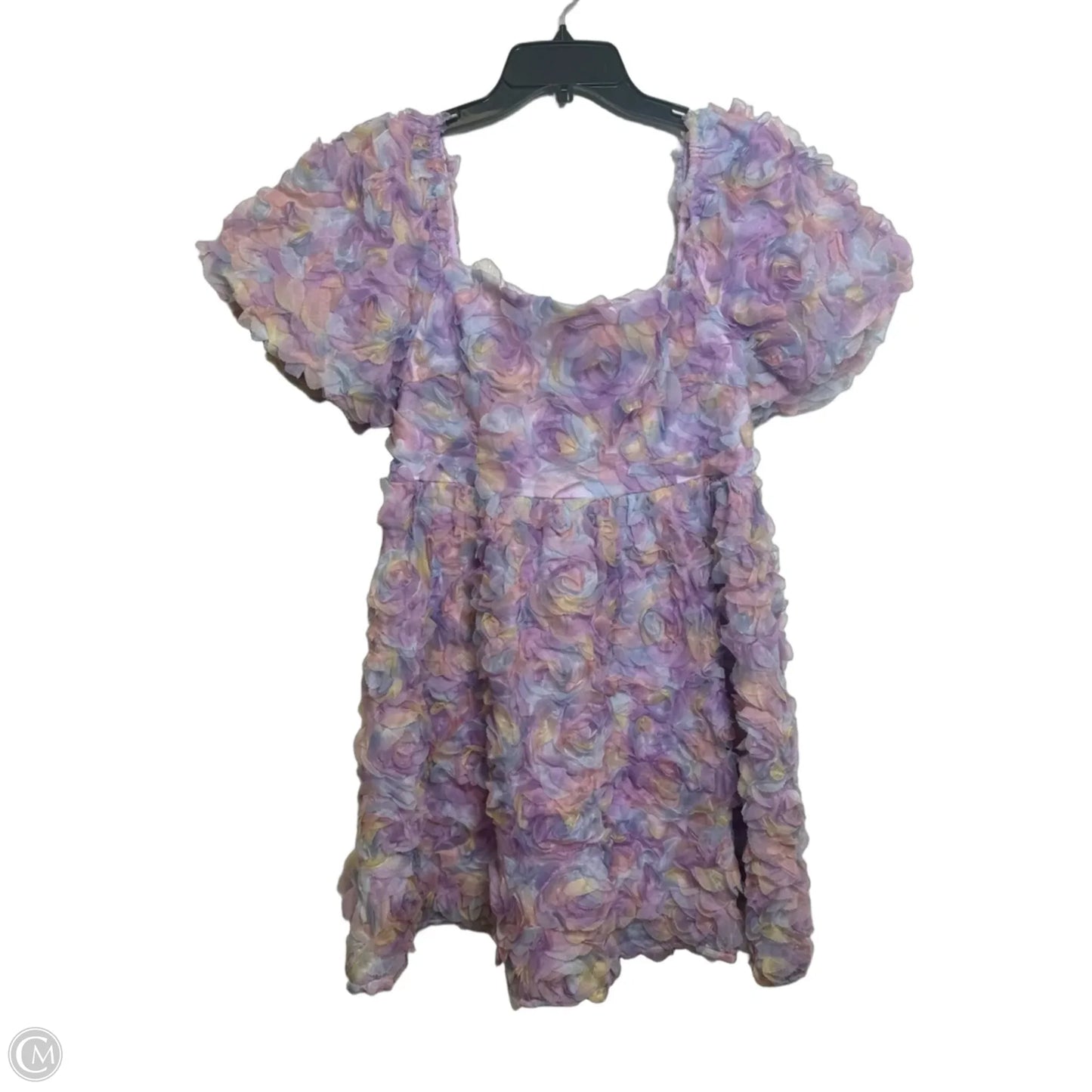 Dress Casual Short By She + Sky In Purple, Size: L