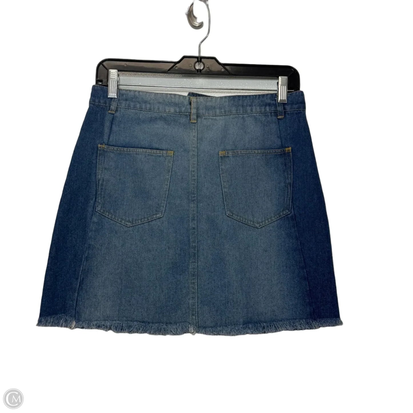 Skirt Mini & Short By Altard State In Blue Denim, Size: M