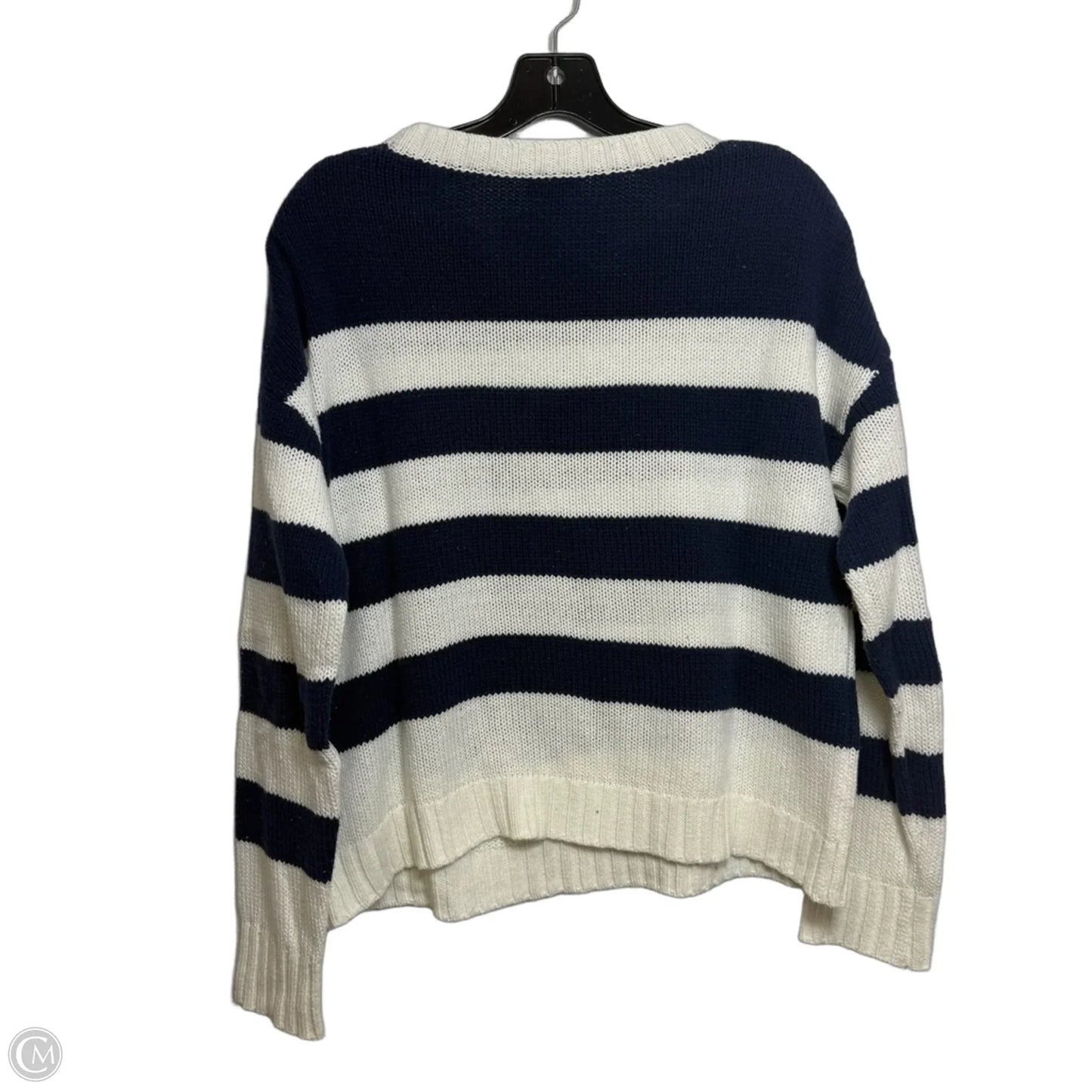 Top Long Sleeve By Rails In Striped Pattern, Size: M