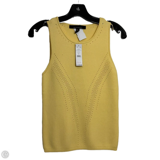 Top Sleeveless By White House Black Market In Yellow, Size: S