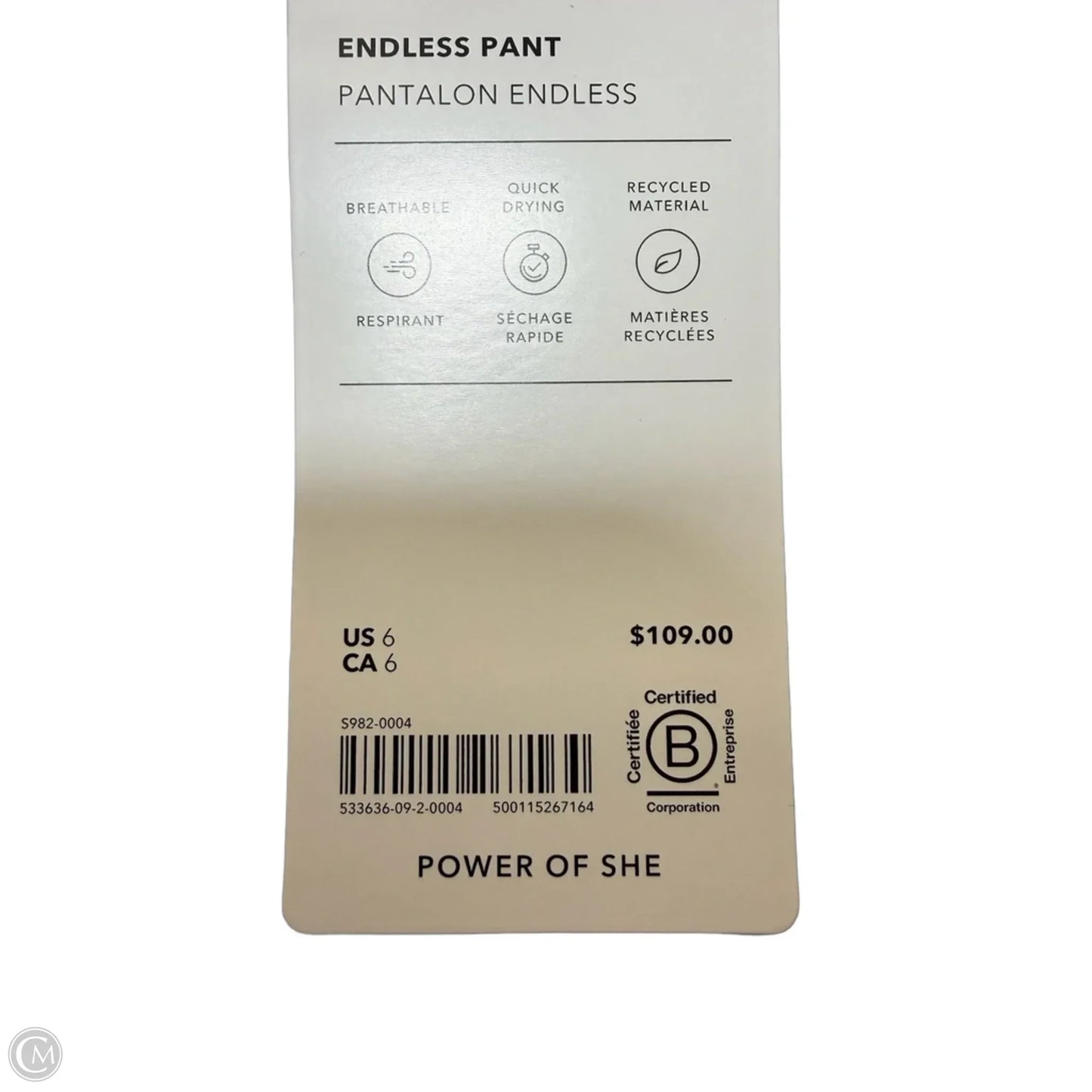 Athletic Leggings By Athleta In Blue, Size: 6