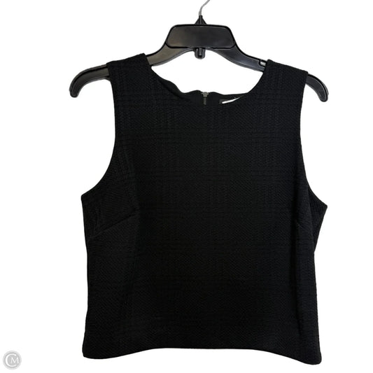 Top Sleeveless By Banana Republic In Black, Size: M