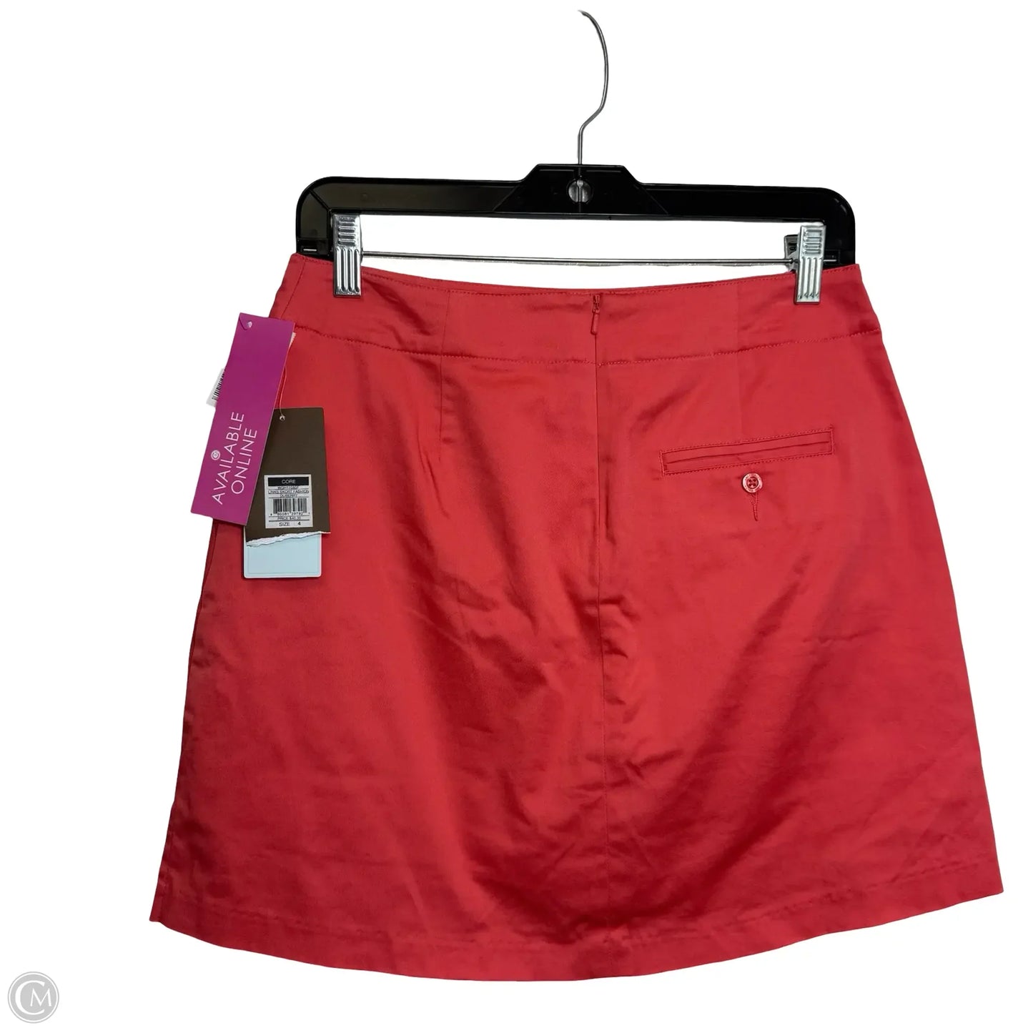 Skort By Lady Hagen In Orange, Size: 4