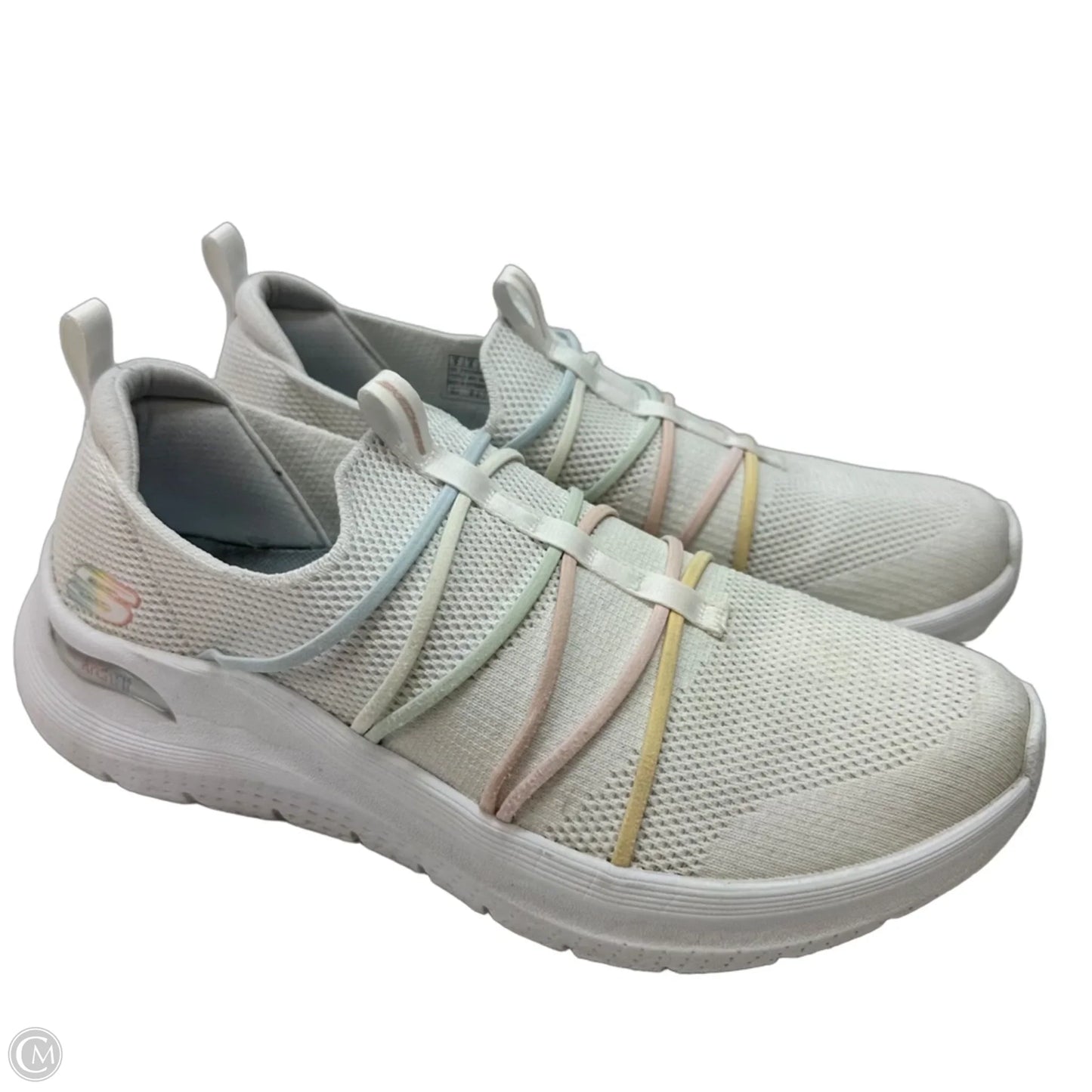 Shoes Sneakers By Skechers In White, Size: 9