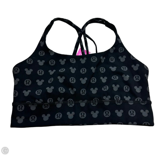 Disney Mickey Mouse Athletic Bra By Lululemon In Black, Size: 10