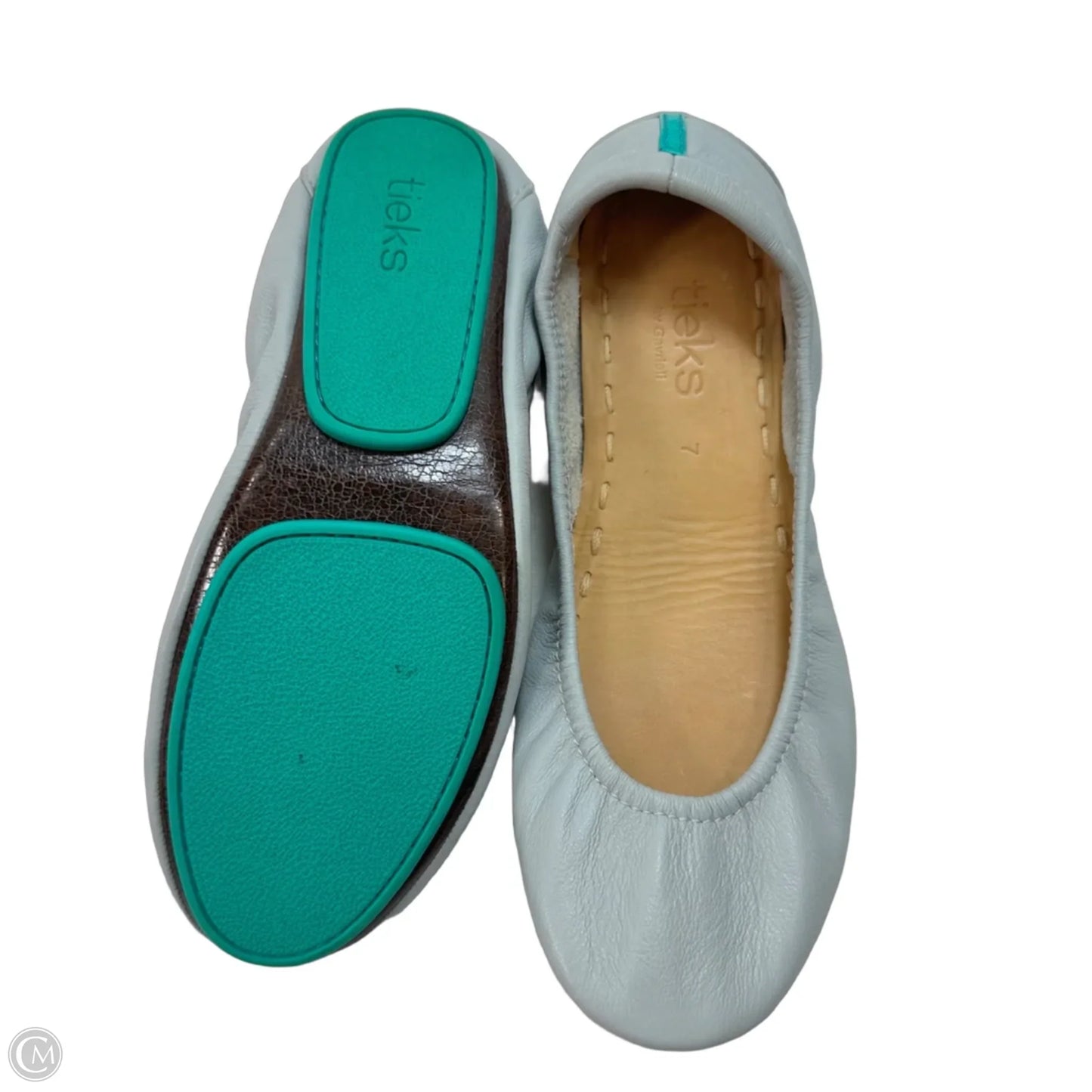 Shoes Flats By Tieks In Grey, Size: 7